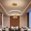 SE LED 80 STELINA PENDANT GOLD 80-60-40cm 85W 3CCT IP20 220V 2 YEARS WARRANTY