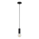 SE21-BL-4-BL6-MS12 ADEPT FLEX Black Pendant Black Metal Shade+