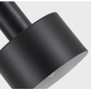 SE21-BL-4-BL6-MS12 ADEPT FLEX Black Pendant Black Metal Shade+