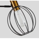 SE21-GM-9-GR2 ADEPT WALL LAMP Gold Matt and Black Metal Wall Lamp Black Metal Grid+