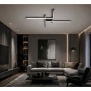 SE LED 90 AFFILATO CEILING BLACK 30W 3CCT 90x90x5cm IP20 220V 2 YEARS WARRANTY