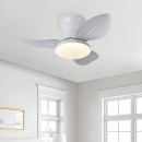 SE LED F65 ADAM WHITE FAN 30W*2 SMART WITH CONTROL 65x65x20cm 3000k-6500k 85-265V 2 YEARS WARRA
