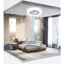 SE LED F46 DALTON WHITE FAN 30W*2 SMART WITH CONTROL 46x46x20cm 3000k-6500k 85-265V 2 YEARS WAR