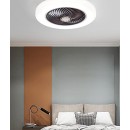SE LED F46 DALTON BROWN FAN 30W*2 SMART WITH CONTROL 46x46x20cm 3000k-6500k 85-265V 2 YEARS WAR