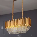 SE21-14-8 MAJESTIC GOLD 80*30*120cm E14*8  2 YEARS WARRANTY