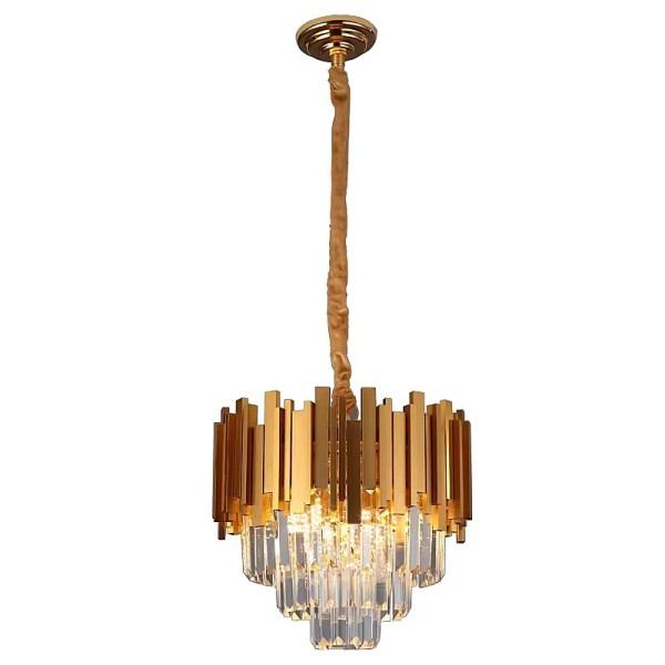 SE21-14-5 IMPERIAL CASCADE GOLD Φ40*31-120cm  E14*5   2 YEARS WARRANTY