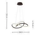 SE LED 120 ORBITA BLACK  PENDANT  3CCT WITH MEMORY  2 YEARS WARRANTY