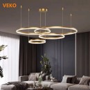 SE LED 4 KANKO PENDANT GOLD 96 3CCT 80x60x40x20cm IP20 220V 2 YEARS WARRANTY