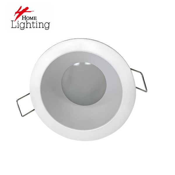 SE-SP-DL-R-WH GLIM SPOTLIGHT DOWNLIGHT RECESSED GU10 WITH GLASS WHITE FOR HOLE 70mm