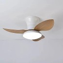 SE LED F65 ADAM WHITE-LIGHT BROWN FAN 30W*2 SMART WITH CONTROL 65x65x20cm 3000k-6500k 85-265V 2