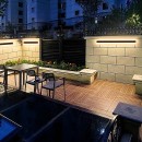 SE LED 100 AXIS OUTDOOR WALL LAMP 30W BLACK 3000K L 1000mm