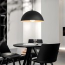 SE21-BL-40 CAMPANA PENDANT BLACK E27 40x100cm IP20 220V 2 YEARS WARRANTY