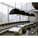 SE21-BL-40 CAMPANA PENDANT BLACK E27 40x100cm IP20 220V 2 YEARS WARRANTY