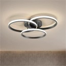 SE LED 50 CICLIT PENDANT BLACK 38W 3CCT 50x50x20cm IP20 220V 2 YEARS WARRANTY