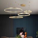 SE LED 4 KANKO PENDANT GOLD 96 3CCT 80x60x40x20cm IP20 220V 2 YEARS WARRANTY