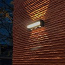 SE LED 105 QUADRA BLACK OUTDOOR WALL LAMP 6+4W 3000K 2 YEARS WARRANTY