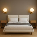 SE21-BR-15 SIRI WALL LAMP BRASS E14 20x20x20cm IP20 220V 2 YEARS WARRANTY