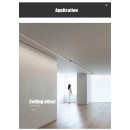 SM-1050-10 Linear Slim Lighting  Surface Mounted 1050 flloodlight 105cmx1,5cm 10W 1050lm DC24V 