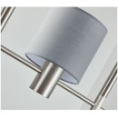 SE21-NM-120-SH3 ADEPT NICKEL MATT PENDANT BROWN SHADE+
