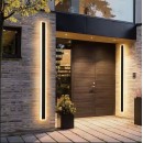 SE LED 100 AXIS OUTDOOR WALL LAMP 30W BLACK 3000K L 1000mm