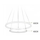 SE LED 60 STELINA PENDANT BLACK 60-40cm 47W 3CC IP20 220V 2 YEARS WARRANTY