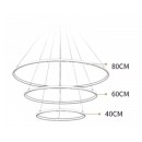 SE LED 80 STELINA PENDANT BLACK 80-60-40cm 85w 3CCT IP20 220V 2 YEARS WARRANTY