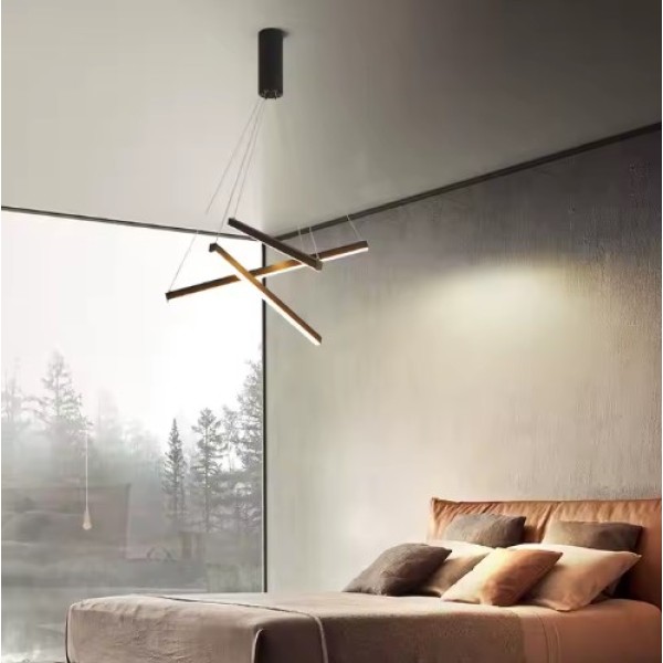 SE LED 30 BEATRICE BLACK  PENDANT 60x16x8cm 30W IP20 3CCT 2 YEARS WARRANTY