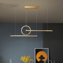SE LED 100 LUFICET PENDANT GOLD 24W 3CCT 100x6x100cm IP20 2 YEARS WARRANTY