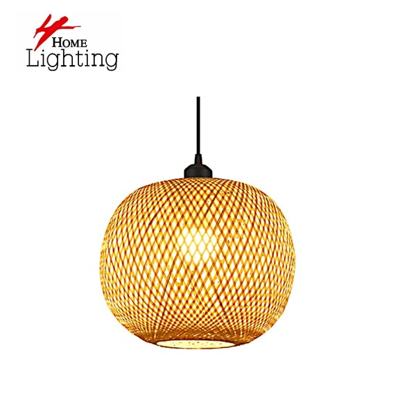 SE21-BA-3030 LYSA  PENDANT  BAMBOO STEEL  30*120cm  E27  2 YEARS WARRANTY