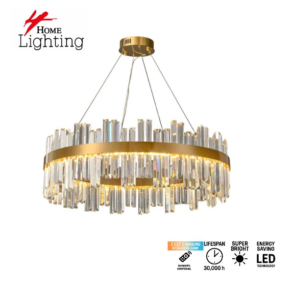 SE LED 80 SOLINA CIRCLE GOLD 3000K-6500K REMOTE 80cm 2 YEARS WARRANTY