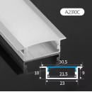 SE-PROL-23 ALUMINIUM PROFILE WITH LACE 2,3*1,0CM FOR 2 LED STRIPS PRICE PER METER
