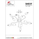 KQ 2626/5 SHEVY CEILING LAMP Δ3