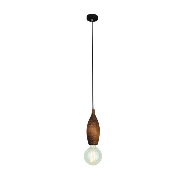 HL-028R-1 MELODY AGED WOOD PENDANT
