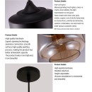 SE21-HN-18-30 GABY HONEY GLASS PENDANT 1Α3