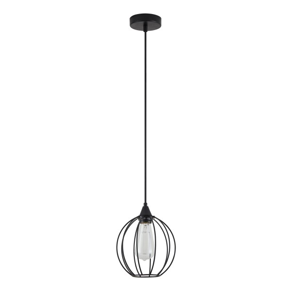 SE21-BL-B10-GR2 ADEPT PENDANT Black Metal Grid Pendant+