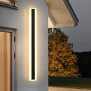 SE LED 60 AXIS OUTDOOR WALL LAMP BLACK 18W 3000K L 600mm