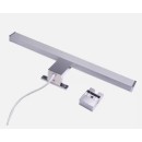 SE-NK-60 MULAN WALL LAMP NICKEL 60CM 3CCT 12W WITH MEMORY