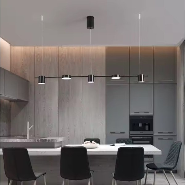 SE LED 32 PIEDRA BLACK  PENDANT 120x7x10cm 32W IP20 3CCT 2 YEARS WARRANTY
