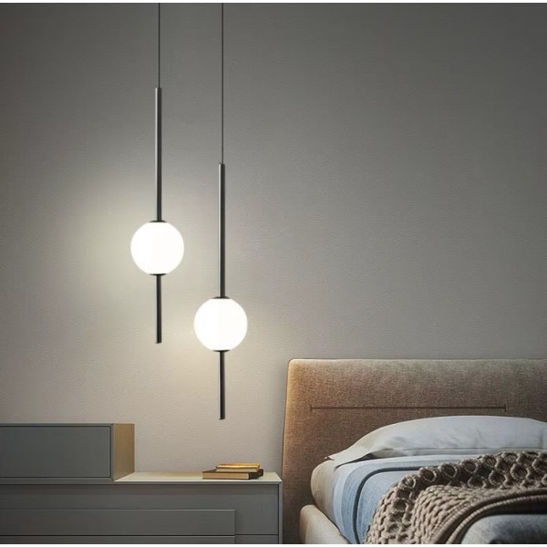 SE LED 12 AMALFI PENDANT BLACK 7W 3CCT 12*100cm IP20 220V 2 YEARS WARRANTY