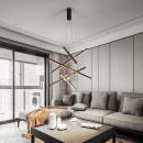 SE LED 50 BEATRICE BLACK PENDANT 80x8x16cm 50W IP20 3CCT 2 YEARS WARRANTY