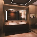 SE-BL-60 MULAN WALL LAMP BLACK 60CM 3CCT 12W WITH MEMORY
