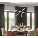 SE LED 50 VAMOS PENDANT GOLD 22W 3CCT 50x50x110cm IP20 220V 2 YEARS WARRANTY