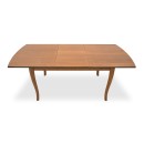 Τραπέζι Belfast Megapap μασίφ ξύλο-MDF επεκτεινόμενο χρώμα καρυδί 150/200x89x78εκ.