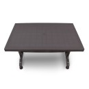 Τραπέζι πολυπροπυλενίου Callan Megapap χρώμα καφέ 140x80x73εκ.
