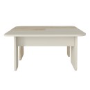 Τραπεζάκι σαλονιού σετ 2τμχ Sevilla Megapap χρώμα sandstone - travertine 75x75x37,4εκ.