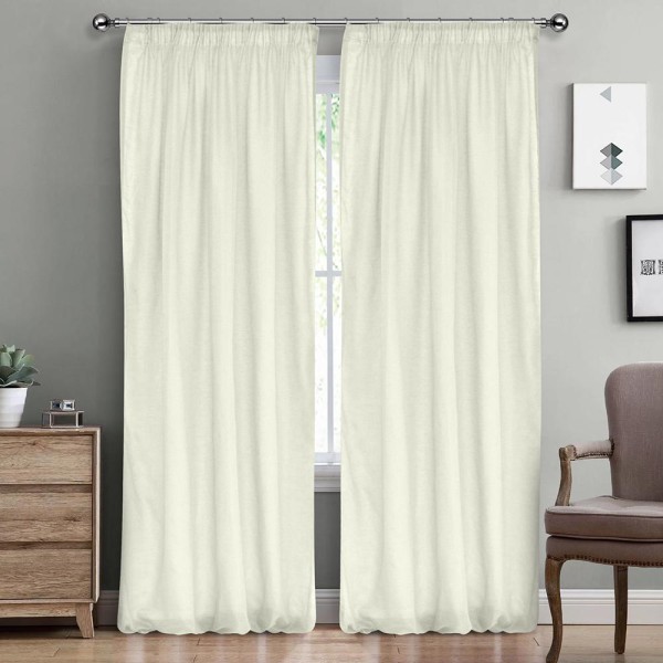 LINO ΚΟΥΡΤΙΝΑ LINE ΜΕ ΤΡΕΣΑ 050 OFF WHITE 145X295 LINO ΚΟΥΡΤΙΝΑ LINE ΜΕ ΤΡΕΣΑ 050 OFF WHITE 145X295