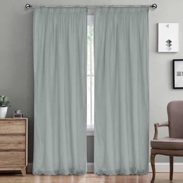 LINO ΚΟΥΡΤΙΝΑ LINE ΜΕ ΤΡΕΣΑ 802 GREY-BLUE 145X295 LINO ΚΟΥΡΤΙΝΑ LINE ΜΕ ΤΡΕΣΑ 802 GREY-BLUE 145X295