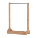 Έπιπλο εισόδου Belgum Megapap χρώμα pine oak 87,3x35x128εκ.