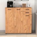 Παπουτσοθήκη - ντουλάπι Polly Megapap χρώμα pine oak 108x35x108εκ.