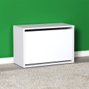Παπουτσοθήκη Step Megapap 6 ζευγών σε χρώμα λευκό 60x30x42εκ.